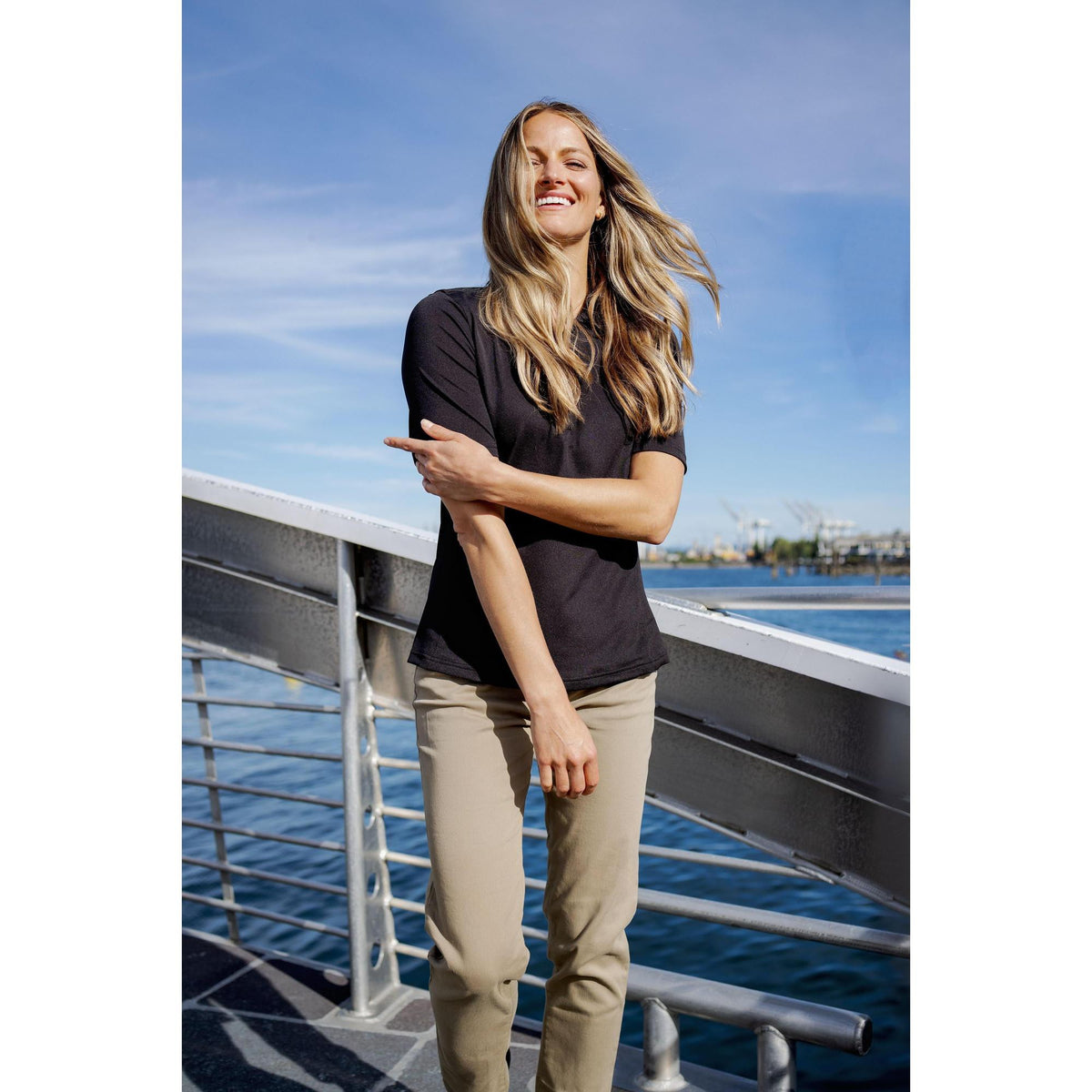 Cutter & Buck Coastline Recycled Double Peached Womens Polo