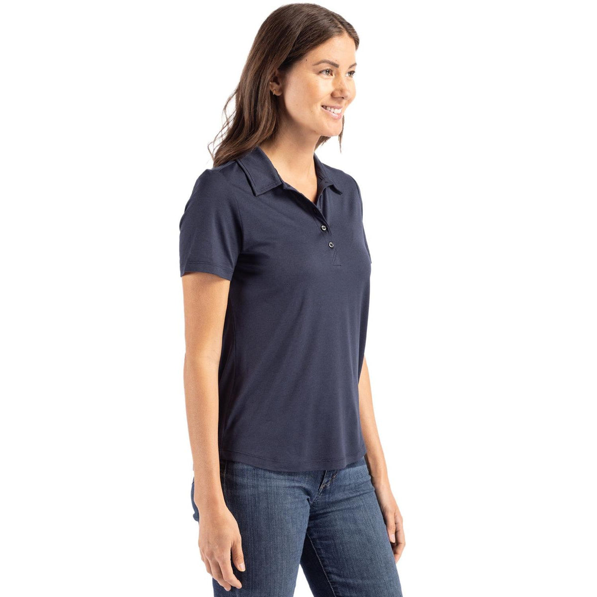 Cutter & Buck Coastline Recycled Double Peached Womens Polo