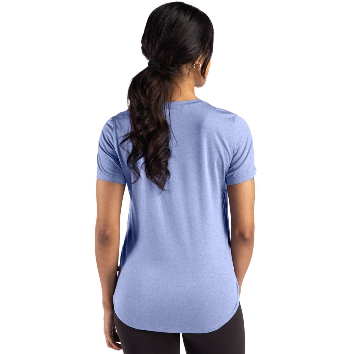Cutter & Buck Coastline Recycled Double Peached Womens Short Sleeve Tee