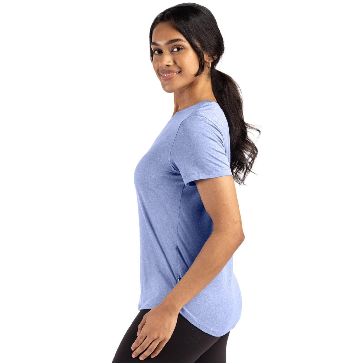 Cutter & Buck Coastline Recycled Double Peached Womens Short Sleeve Tee