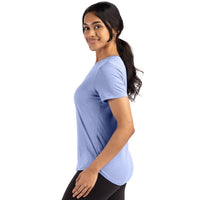 Cutter & Buck Coastline Recycled Double Peached Womens Short Sleeve Tee