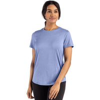 Cutter & Buck Coastline Recycled Double Peached Womens Short Sleeve Tee