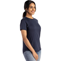Cutter & Buck Coastline Recycled Double Peached Womens Short Sleeve Tee