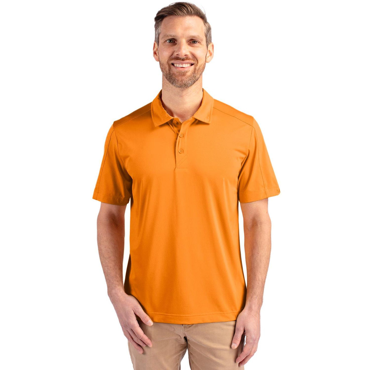 Cutter & Buck Prospect Recycled Featherlight Stretch Mens Polo