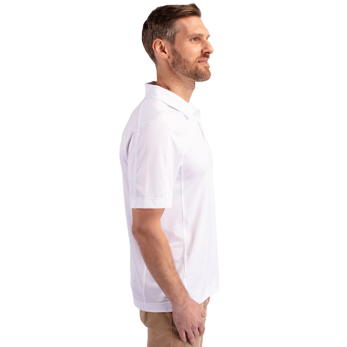 Cutter & Buck Prospect Recycled Featherlight Stretch Mens Polo