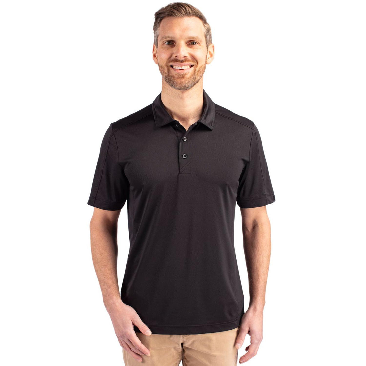 Cutter & Buck Prospect Recycled Featherlight Stretch Mens Polo