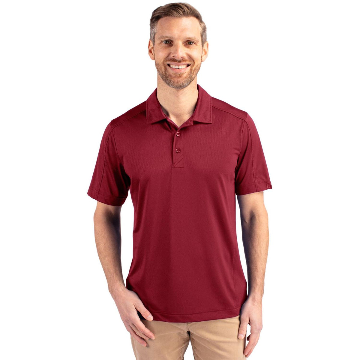 Cutter & Buck Prospect Recycled Featherlight Stretch Mens Polo