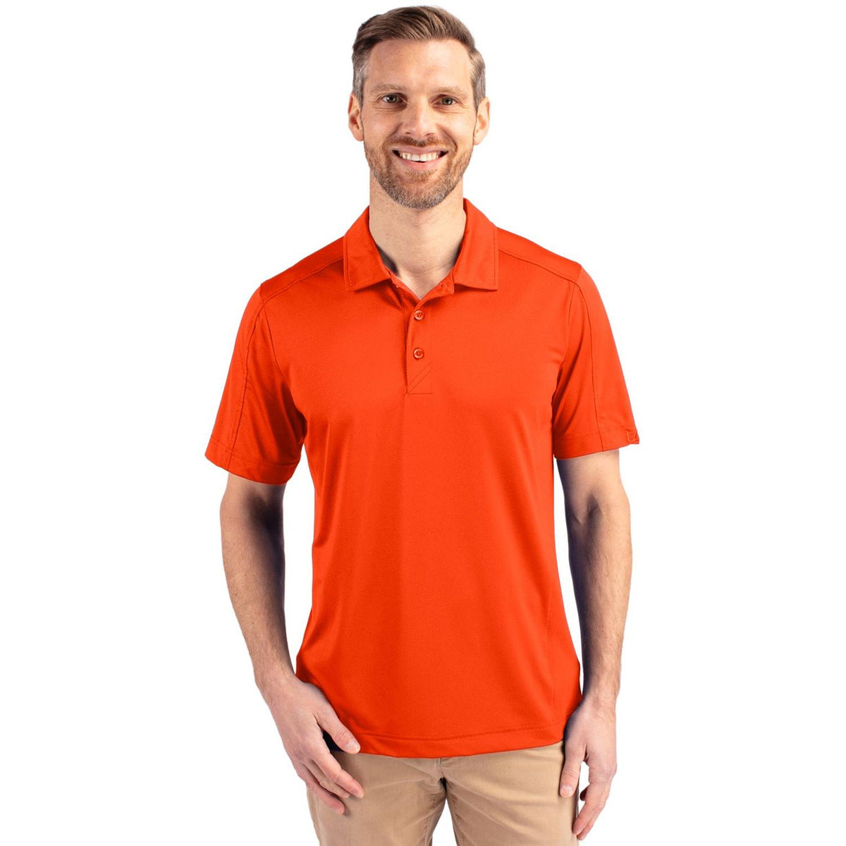 Cutter & Buck Prospect Recycled Featherlight Stretch Mens Polo