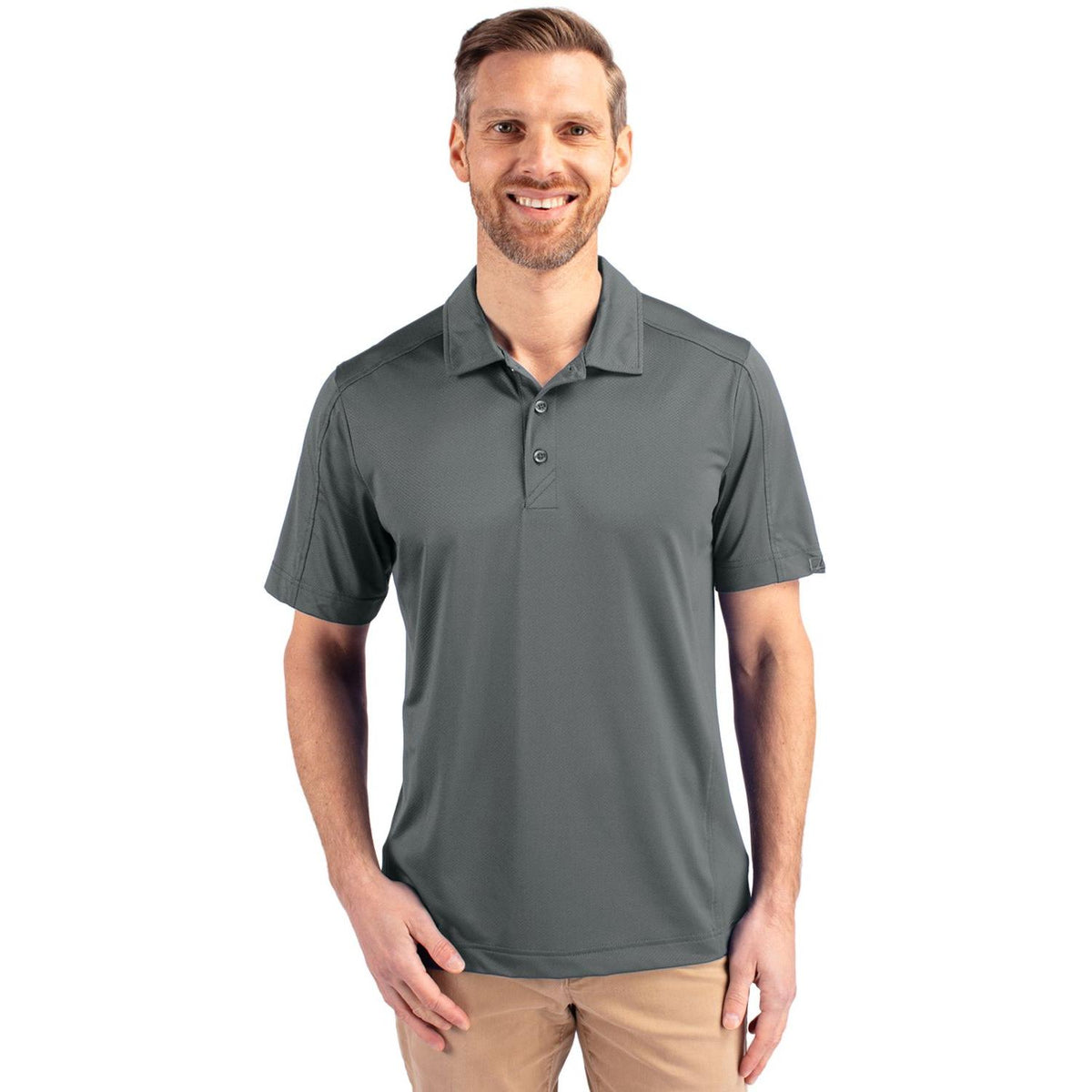 Cutter & Buck Prospect Recycled Featherlight Stretch Mens Polo
