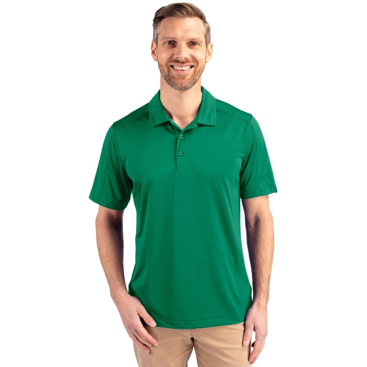 Cutter & Buck Prospect Recycled Featherlight Stretch Mens Polo