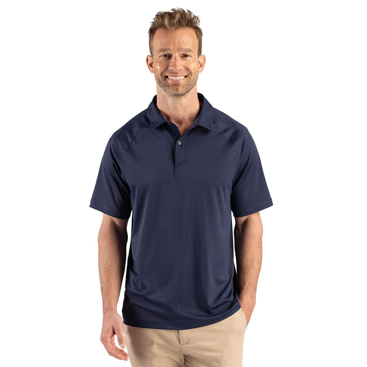 Cutter & Buck Prospect Recycled Featherlight Stretch Mens Sport Polo