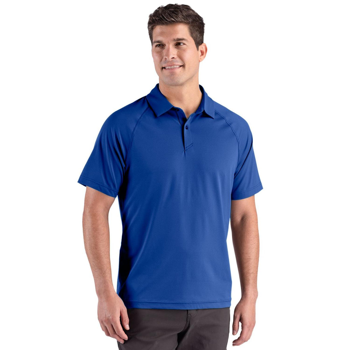 Cutter & Buck Prospect Recycled Featherlight Stretch Mens Sport Polo