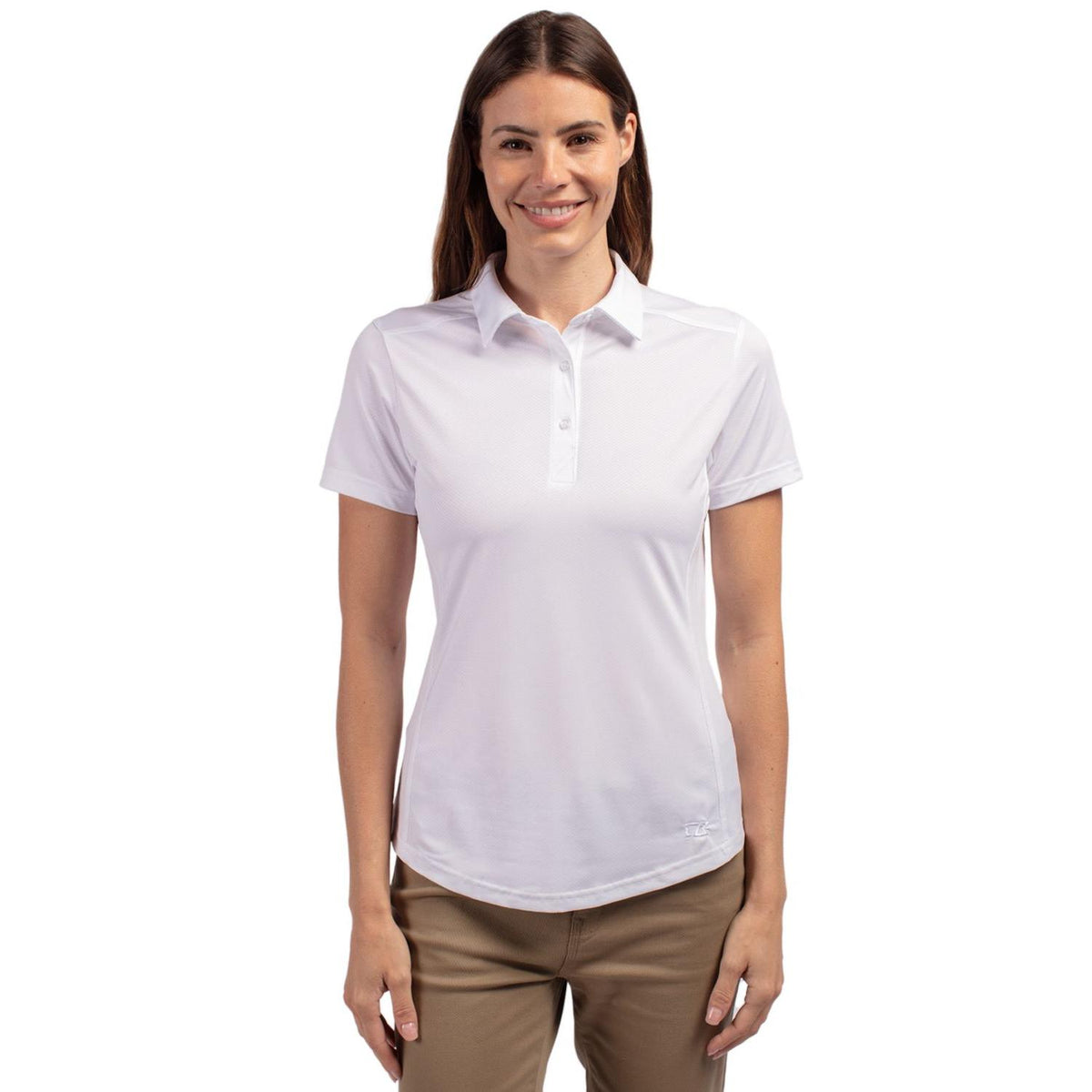 Cutter & Buck Prospect Recycled Featherlight Stretch Womens Polo