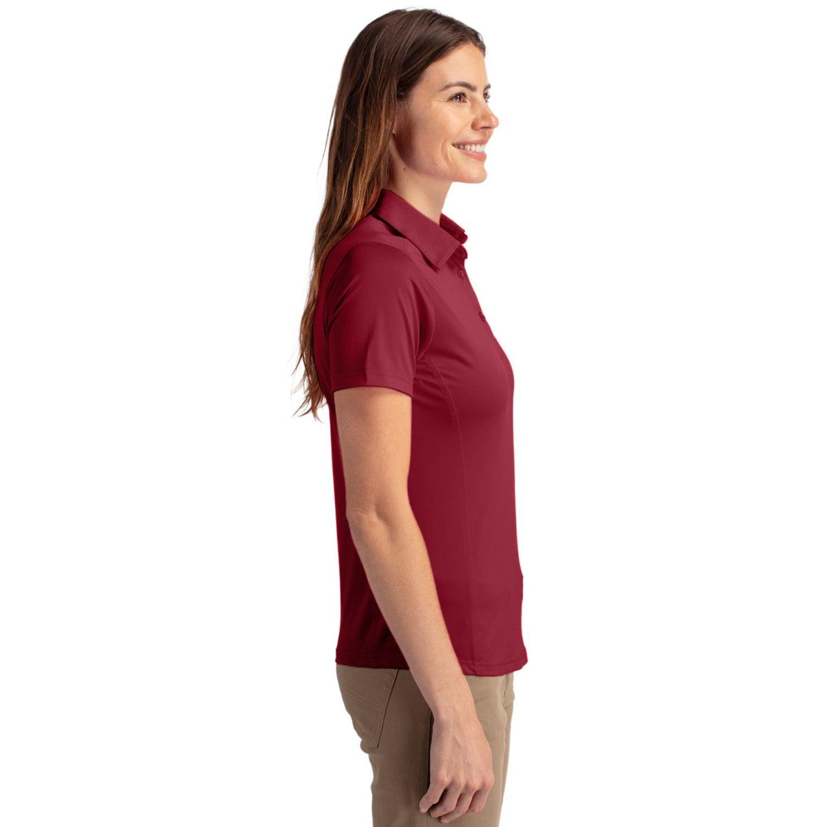 Cutter & Buck Prospect Recycled Featherlight Stretch Womens Polo