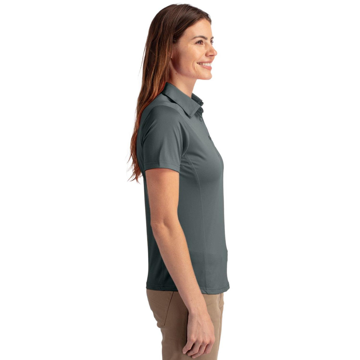 Cutter & Buck Prospect Recycled Featherlight Stretch Womens Polo