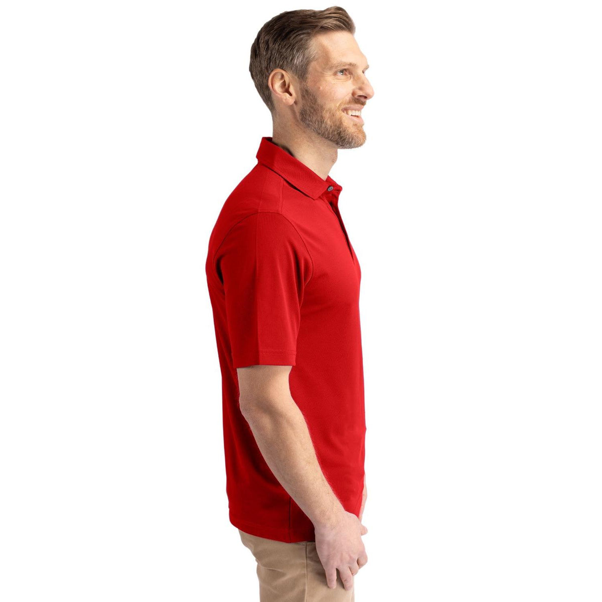 Cutter & Buck Virtue Recycled Featherlight Pique Mens Polo
