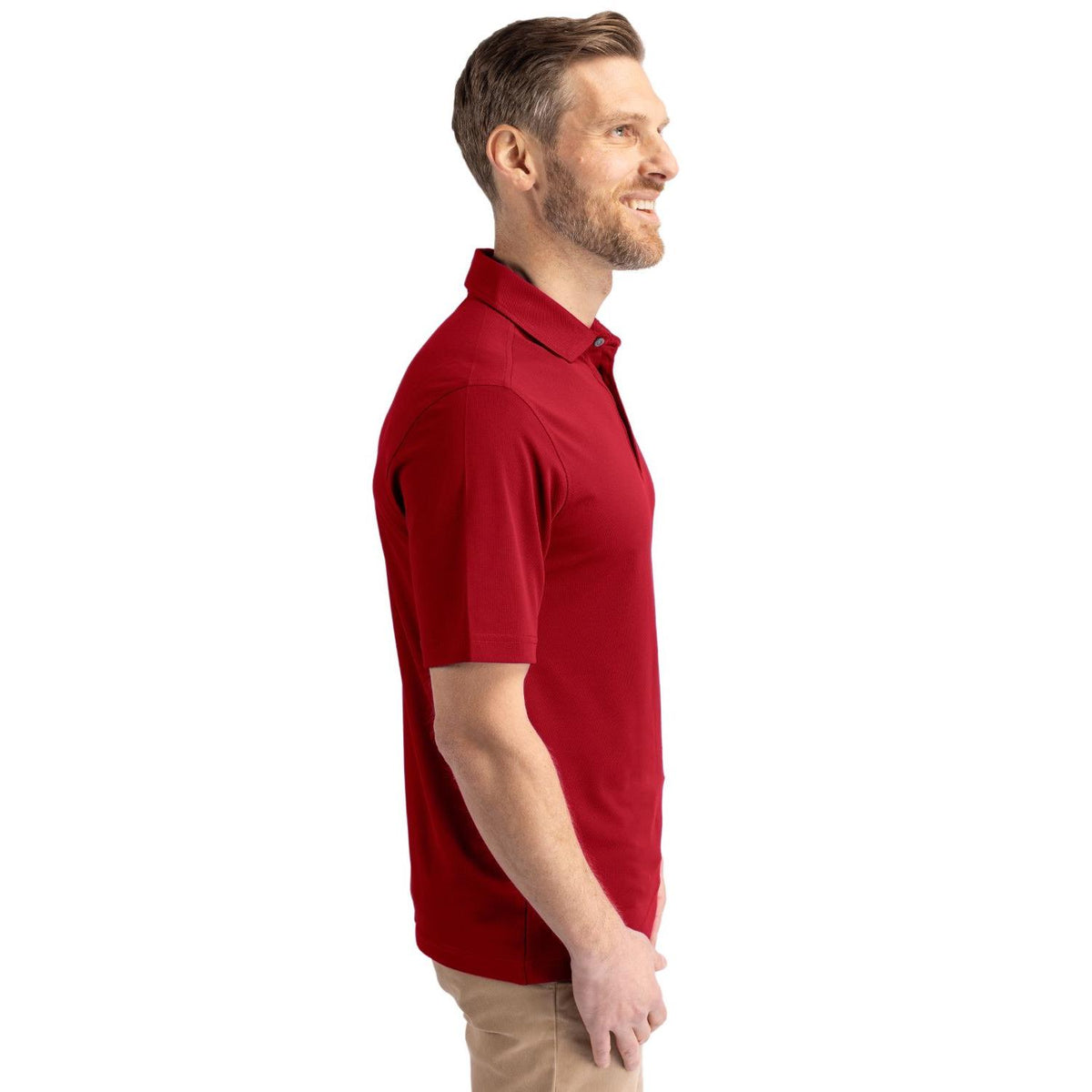 Cutter & Buck Virtue Recycled Featherlight Pique Mens Polo