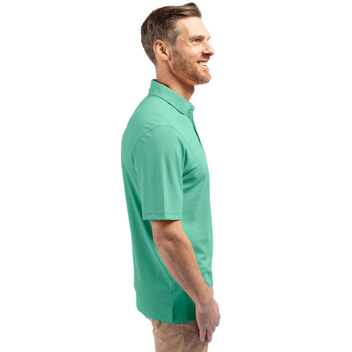 Cutter & Buck Virtue Recycled Featherlight Pique Mens Polo