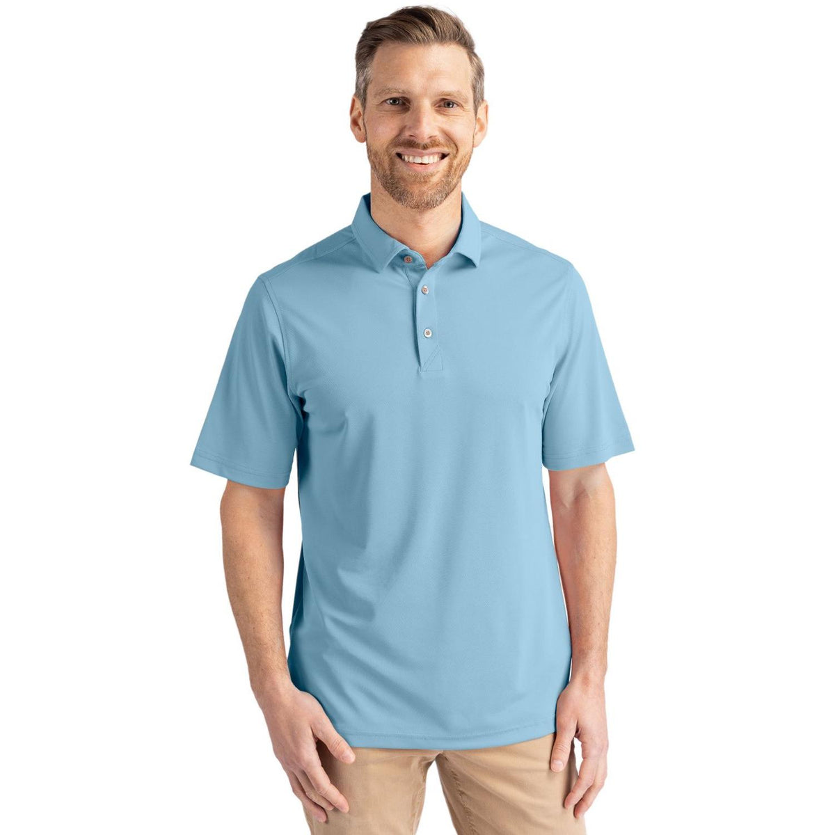 Cutter & Buck Virtue Recycled Featherlight Pique Mens Polo