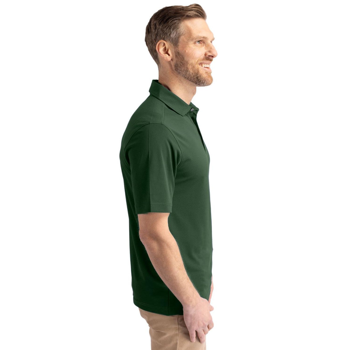 Cutter & Buck Virtue Recycled Featherlight Pique Mens Polo