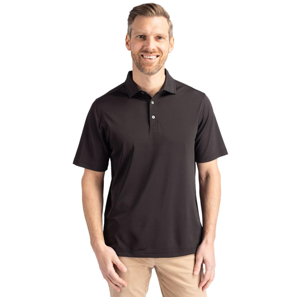 Cutter & Buck Virtue Recycled Featherlight Pique Mens Polo