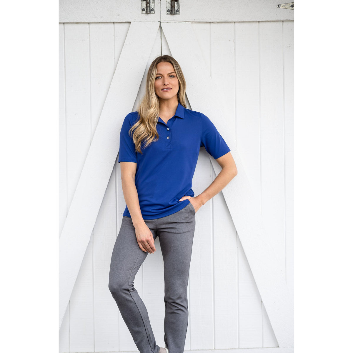 Cutter & Buck Virtue Recycled Featherlight Pique Womens Polo