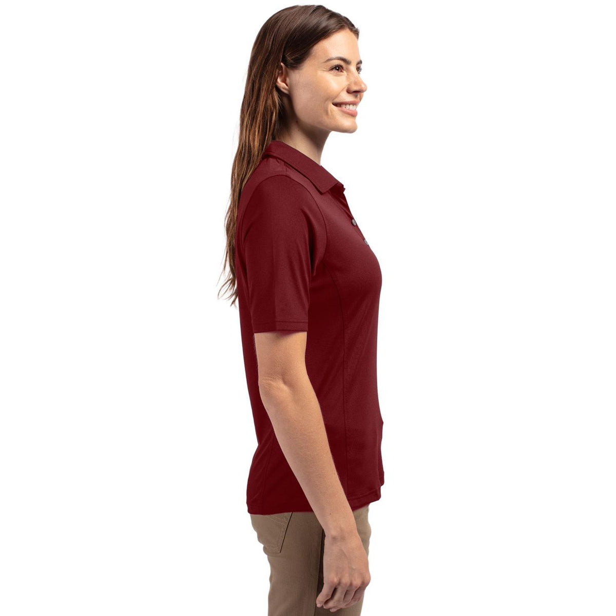 Cutter & Buck Virtue Recycled Featherlight Pique Womens Polo