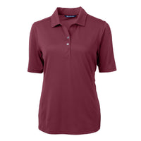 Cutter & Buck Virtue Recycled Featherlight Pique Womens Polo