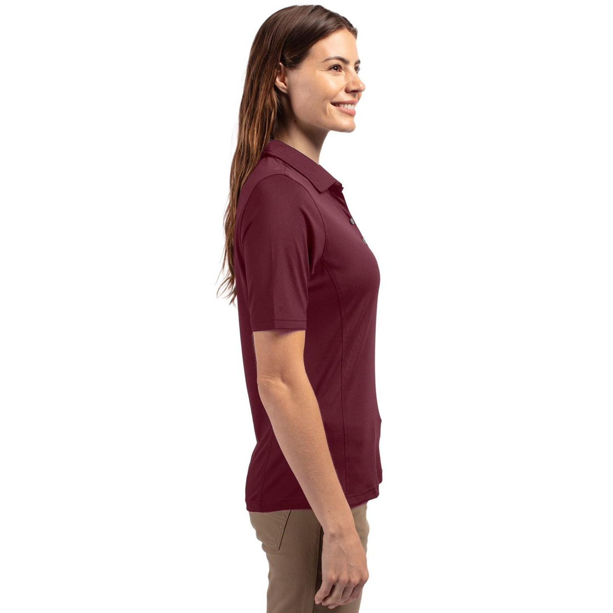 Cutter & Buck Virtue Recycled Featherlight Pique Womens Polo