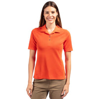 Cutter & Buck Virtue Recycled Featherlight Pique Womens Polo