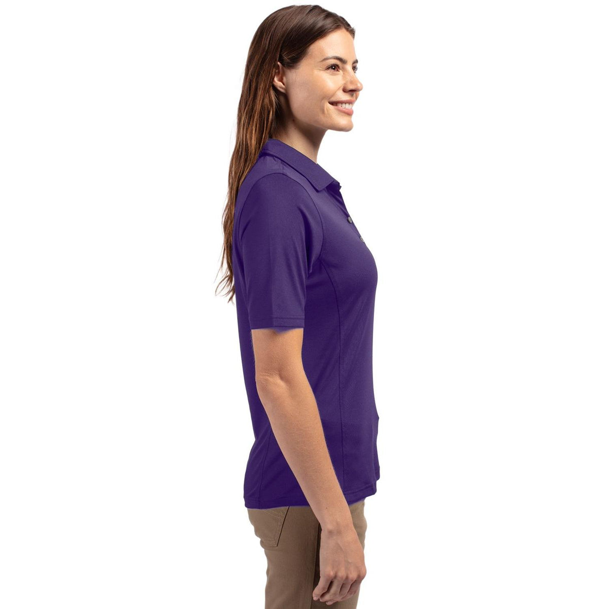 Cutter & Buck Virtue Recycled Featherlight Pique Womens Polo