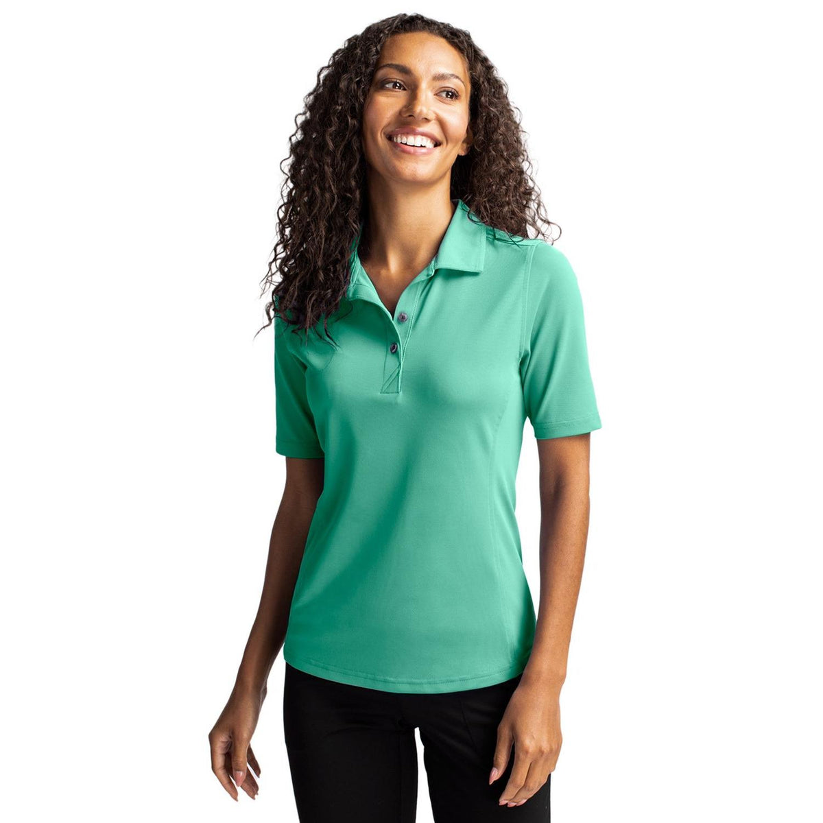 Cutter & Buck Virtue Recycled Featherlight Pique Womens Polo