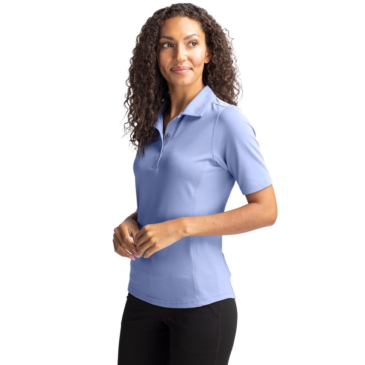 Cutter & Buck Virtue Recycled Featherlight Pique Womens Polo