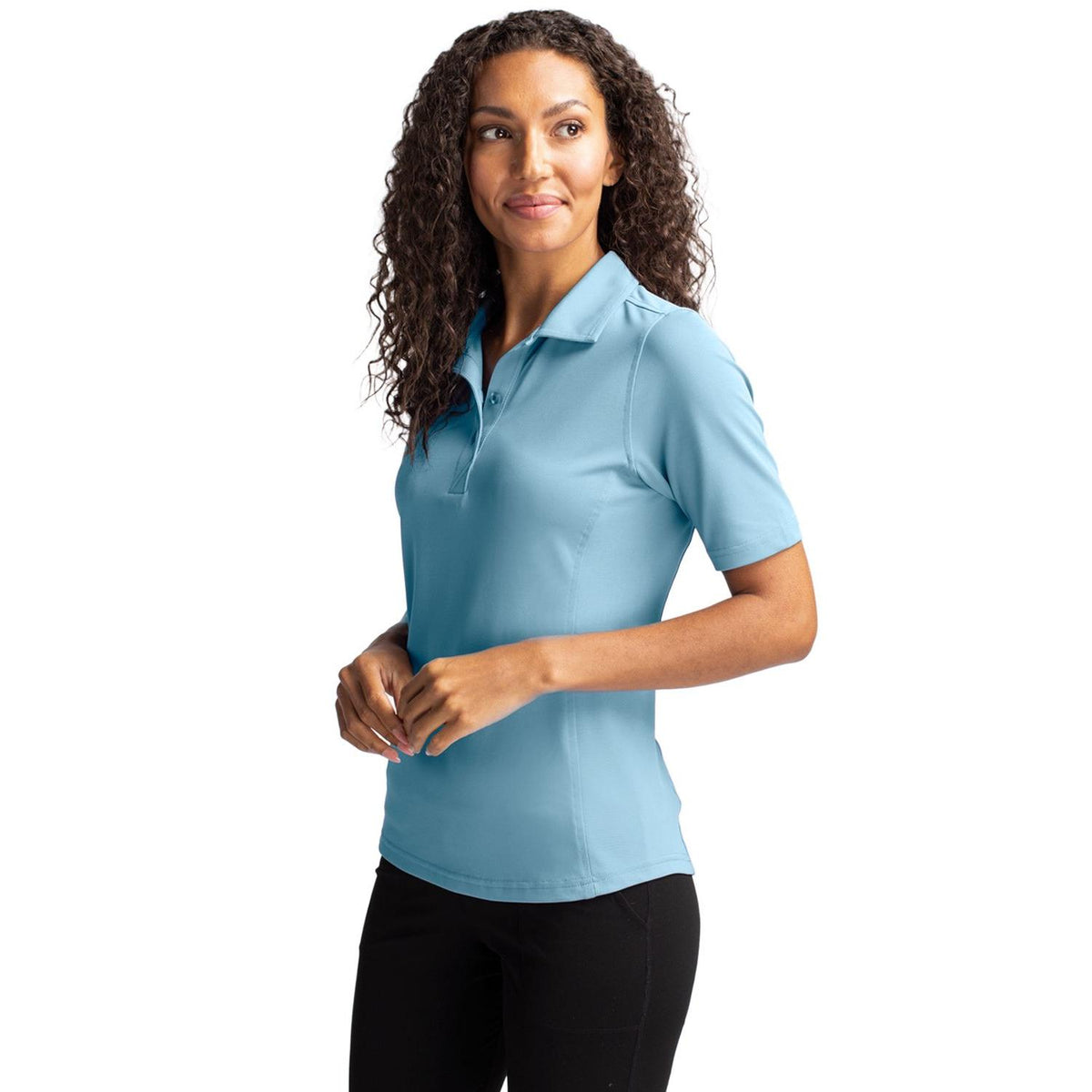 Cutter & Buck Virtue Recycled Featherlight Pique Womens Polo