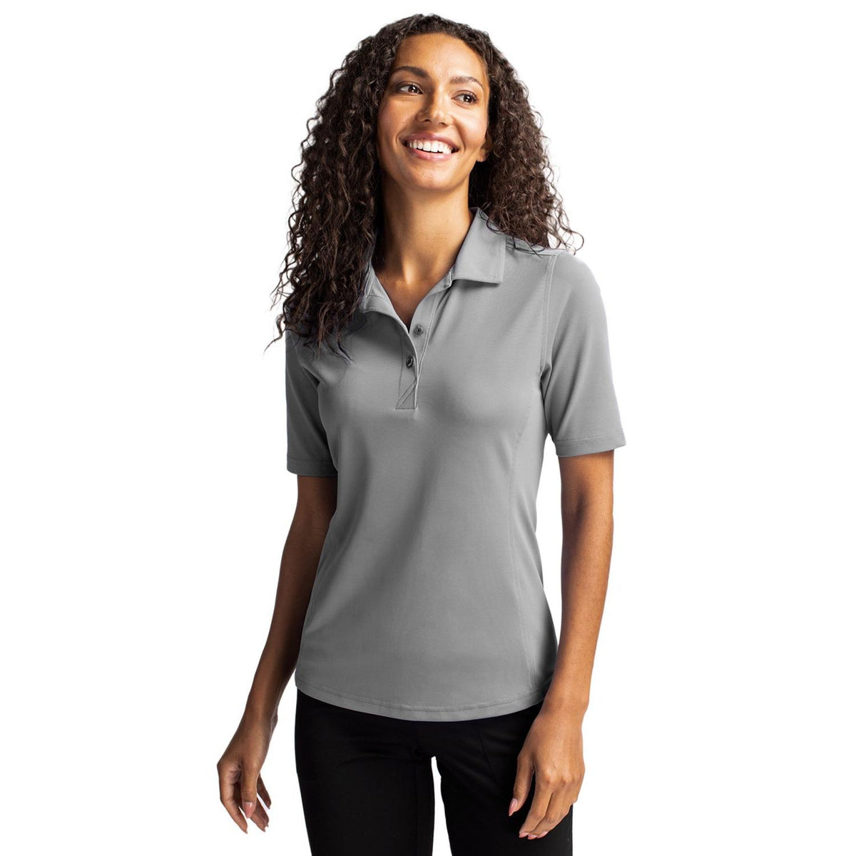 Cutter & Buck Virtue Recycled Featherlight Pique Womens Polo
