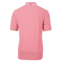 Cutter & Buck Virtue Recycled Stripe Featherlight Pique Mens Polo