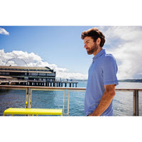 Cutter & Buck Virtue Recycled Stripe Featherlight Pique Mens Polo