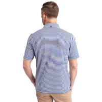Cutter & Buck Virtue Recycled Stripe Featherlight Pique Mens Polo