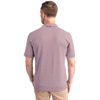 Cutter & Buck Virtue Recycled Stripe Featherlight Pique Mens Polo
