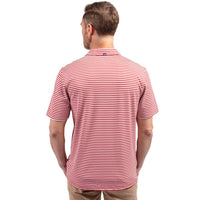 Cutter & Buck Virtue Recycled Stripe Featherlight Pique Mens Polo
