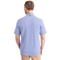 Cutter & Buck Virtue Recycled Stripe Featherlight Pique Mens Polo