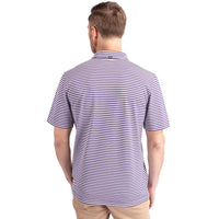 Cutter & Buck Virtue Recycled Stripe Featherlight Pique Mens Polo