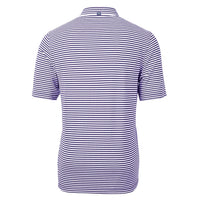 Cutter & Buck Virtue Recycled Stripe Featherlight Pique Mens Polo