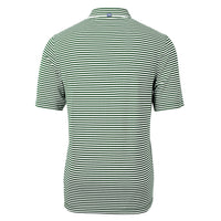 Cutter & Buck Virtue Recycled Stripe Featherlight Pique Mens Polo