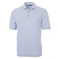 Cutter & Buck Virtue Recycled Stripe Featherlight Pique Mens Polo