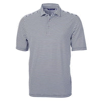 Cutter & Buck Virtue Recycled Stripe Featherlight Pique Mens Polo