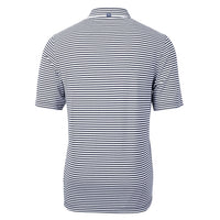 Cutter & Buck Virtue Recycled Stripe Featherlight Pique Mens Polo