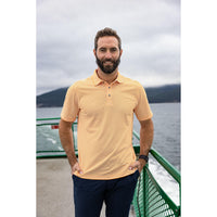 Cutter & Buck Virtue Recycled Stripe Featherlight Pique Mens Polo