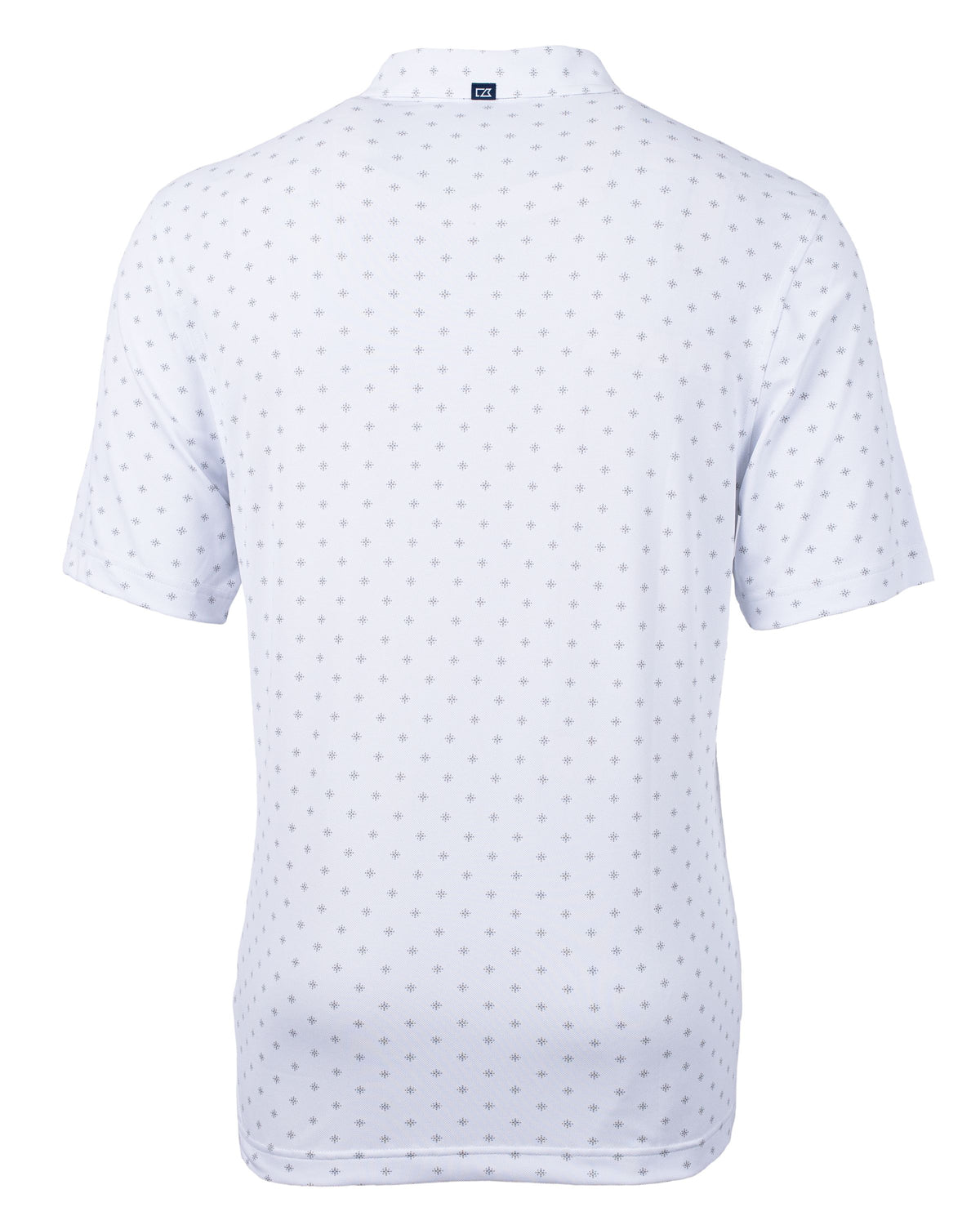 Cutter & Buck Virtue Recycled Tile Print Featherlight Pique Mens Big & Tall Polo