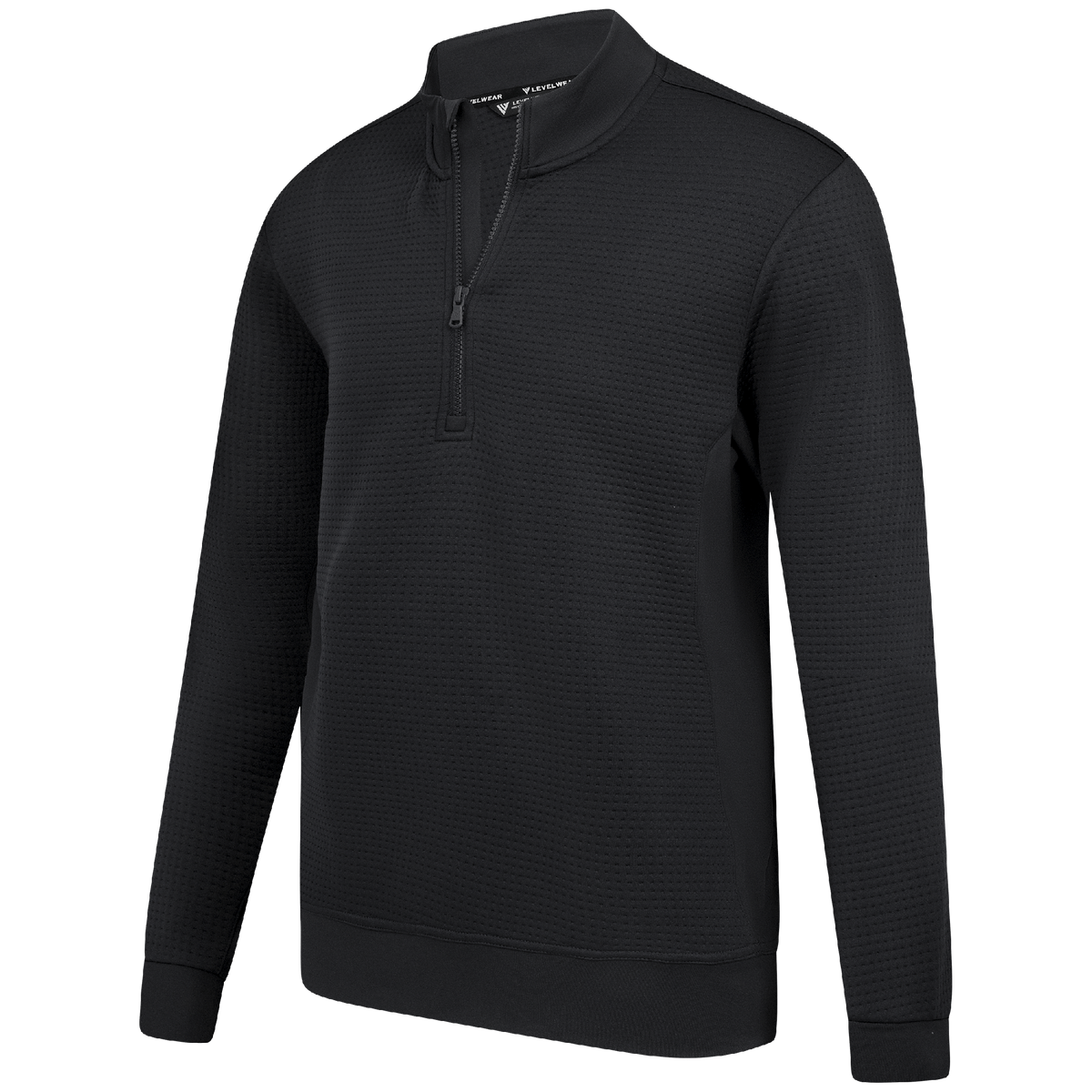 Levelwear Cushion 1/4 Zip Pullover - Mens - Black